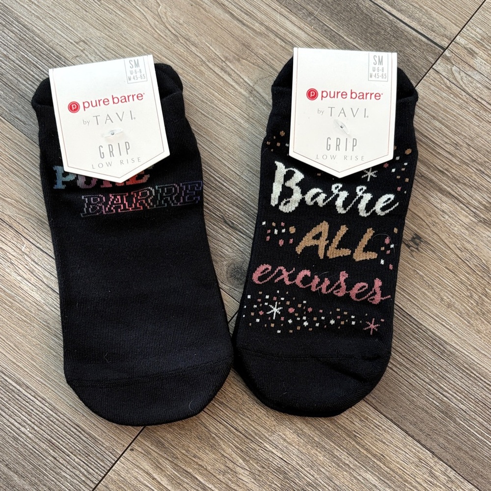 Pure Barre Grip Socks Lot of 2 | Size Small | New - Picture 11 of 13